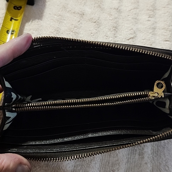 🐉MARC BY MARC JACOBS🐉TRI WORKWEAR LONG ZIPPER WALLET 🐉BROWN LEATHER🐉VGUC🐉 - Picture 9 of 16